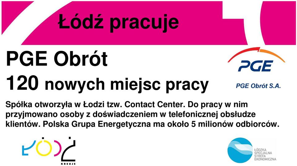 Do pracy w nim przyjmowano osoby z doświadczeniem w