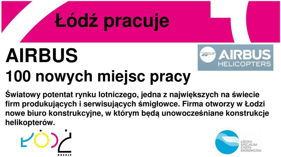 produkujących i serwisujących śmigłowce.