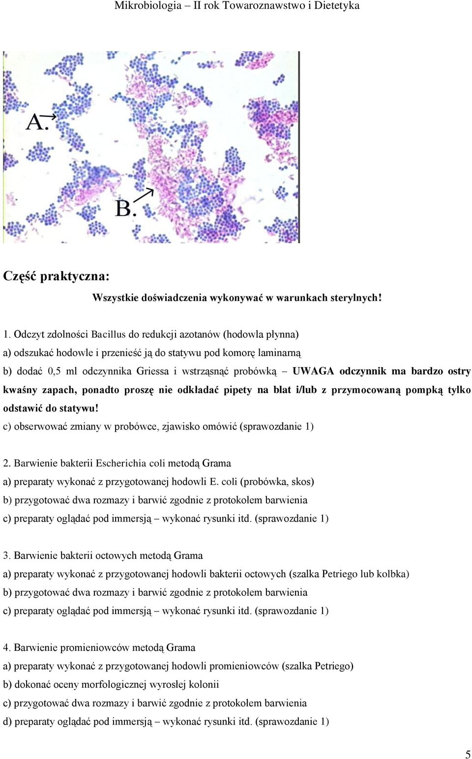 odczynnik ma bardzo ostry kwaśny zapach, ponadto proszę nie odkładać pipety na blat i/lub z przymocowaną pompką tylko odstawić do statywu!