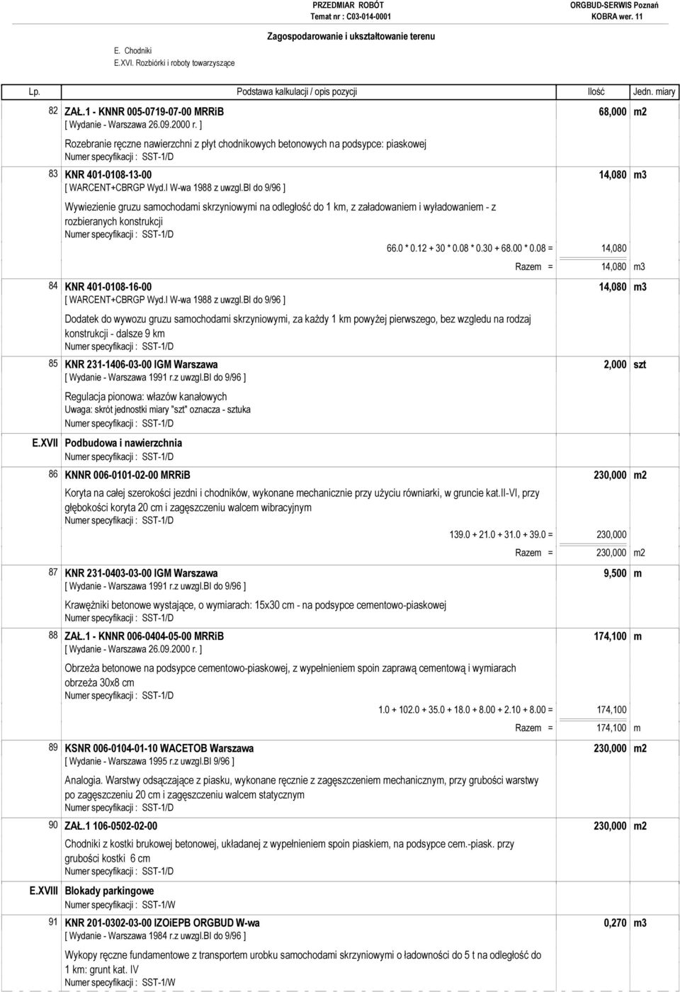 na odległość do 1 km, z załadowaniem i wyładowaniem - z rozbieranych konstrukcji 66.0 * 0.12 + 30 * 0.08 * 0.30 + 68.00 * 0.