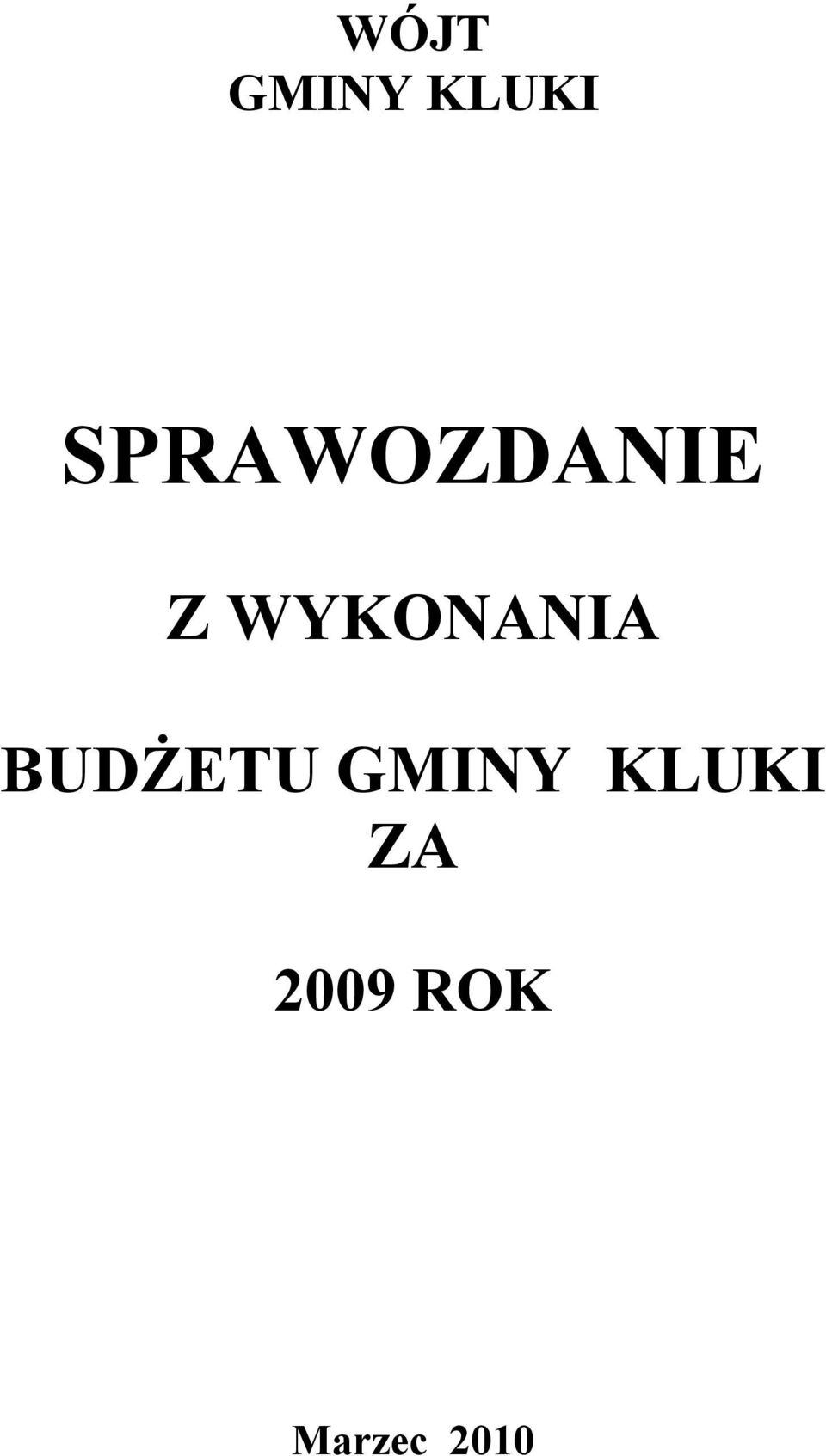 WYKONANIA BUDŻETU