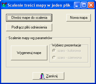 15. Scalenie mapy: Instrukcja uŝytkownika programu GeoWektor v. 8.
