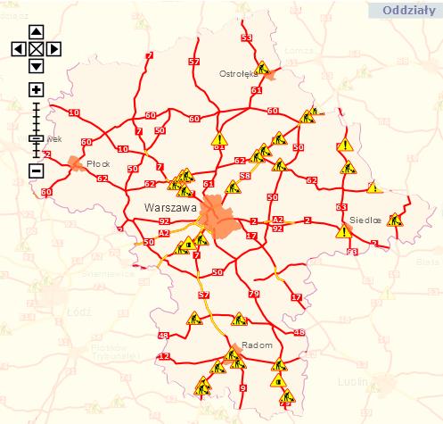 µg/m 3 ] na automatycznych stacjach WIOŚ w