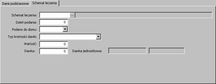 Uproszczona ewidencja pobytów w przychodni Miesiąc - pole tekstowe zawierające miesiąc wykonania badania Czy eksp.