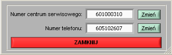 Użytkownik w tym oknie dialogowym może: 1) zmienić tryb pracy miernika ciągły, jednorazowy lub automatyczny; 2) zmienić czas pomiaru od 30 minut do 24 godzin; 3) zdalnie włączyć lub wyłączyć miernik;