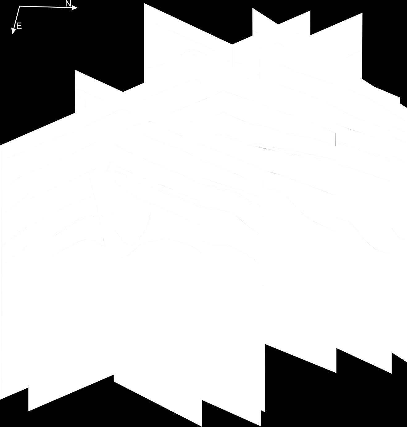 Fig. 5_29 Trójwymiarowe przedstawienie struktury geologicznej