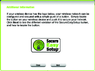 Zanim skorzystasz z funkcji SecureEasySetup (Prosta i bezpieczna konfiguracja) bramki WAG54GS, zlokalizuj położenie przycisku SeceureEasySetup (Prosta i bezpieczna konfiguracja) na wszystkich swoich