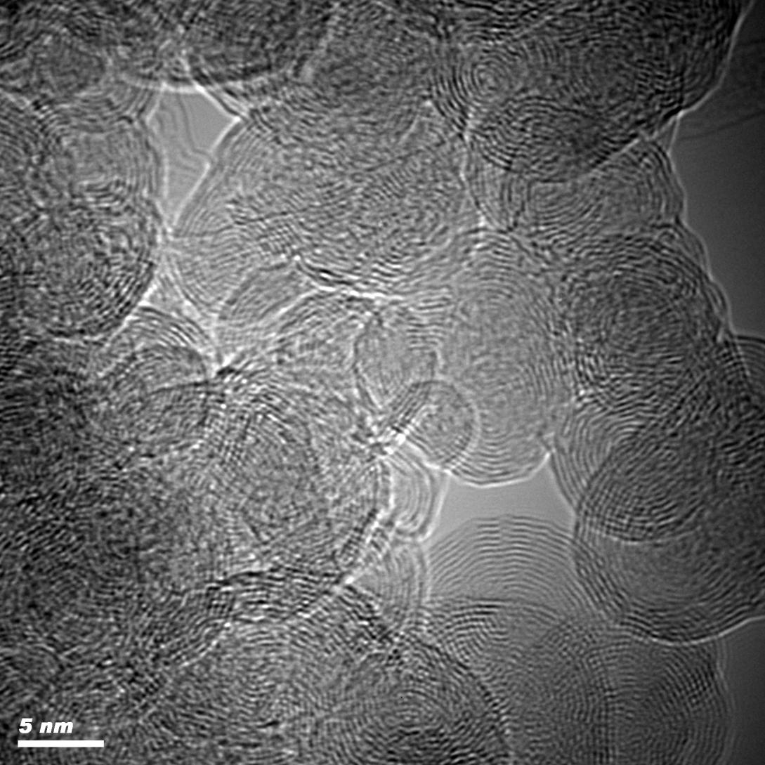 NANO-DIAMOND Particle HR TEM