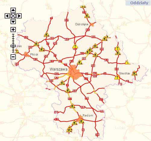 µg/m 3 ] na automatycznych stacjach WIOŚ w