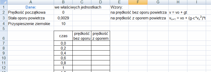 Lekcja Formuły i przeciąganie w arkuszu kalkulacyjnym 1. Zapisywanie dat i liczb oraz ich formatowanie.