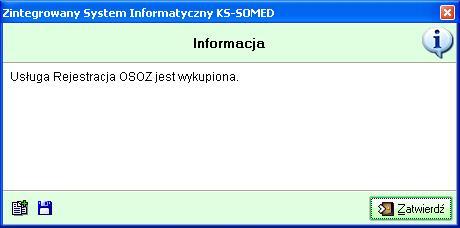 Jeśli podczas procesu sprawdzania system nie znajdzie różnic pomiędzy opisem struktury a rzeczywistą strukturą bazy, wyświetli informacje, że aktualizacja programu nie jest wymagana.