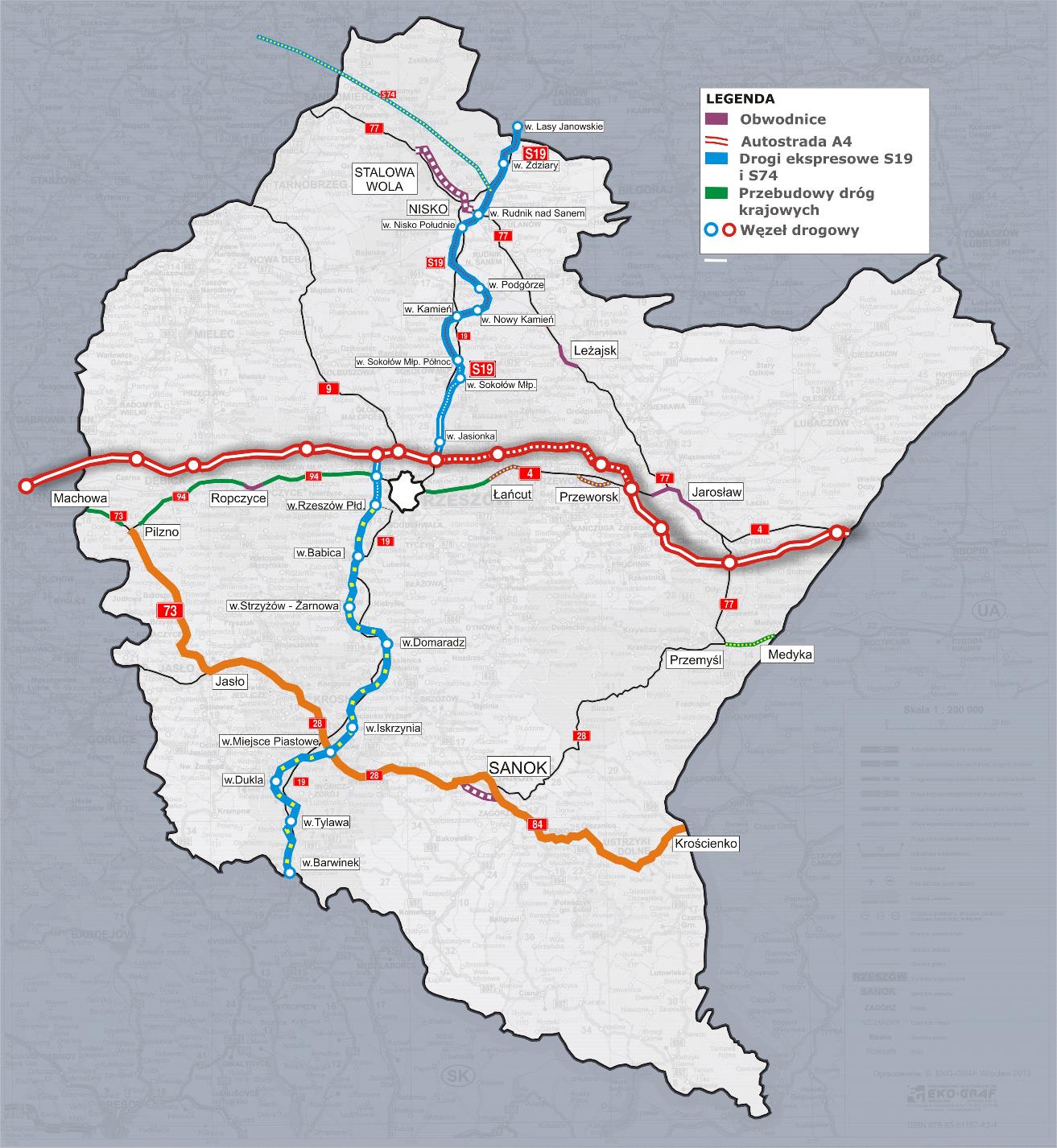 STRATEGICZNY REGIONALNY KIERUNEK TRANSPORTOWY DLA PODKARPACIA Kierunek regionalny ważny dla Podkarpacia