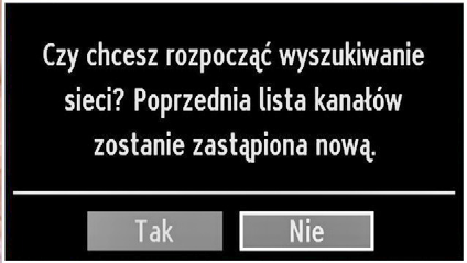 anulować, proszę wybrać Nie, używając przycisków lub i następnie nacisnąć OK.