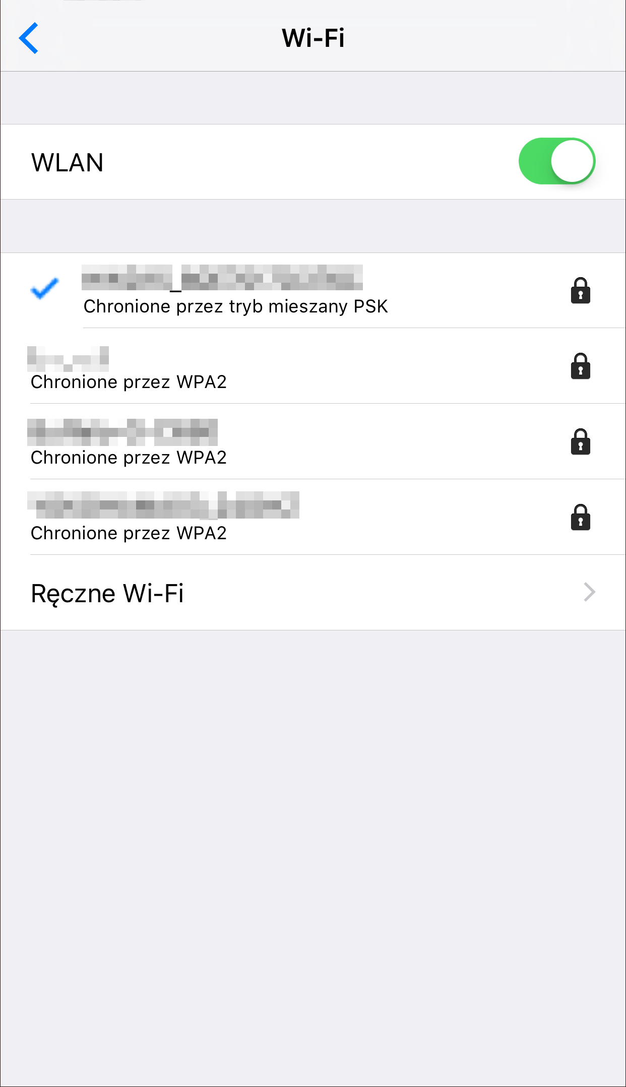 Ustawienia Ustawianie łączności Wi-Fi drukarki (obsługiwane tylko w modelach SP 150w i SP 150SUw) 1. Na stronie Ustawienia wybierz pozycję [Wi-Fi]. 2.