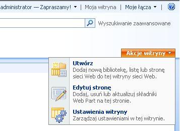 2.5 Aktywacja funkcji UWAGA: Jeżeli funkcja Workboksa nie zostanie włączona na witrynie, użytkownicy nie będą mogli uruchamiad akcji ani definiowad przepływów, zaś istniejące przepływy nie będą