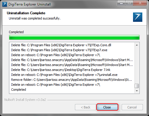 Instalacja i aktualizacja oprogramowania DigiTerra Explorer 7 w wersji Desktop 1. Uruchamiamy instalator DTEXPV7DesktopSetup.exe.