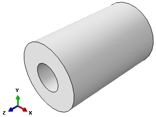 Drugi element o nazwie Cardan_2 zostanie utworzony w sposób analogiczny jak pierwszy, przy wykorzystaniu narzędzia Create Part z ustawieniami: obiekt 3D, element odkształcalny typu Deformable,