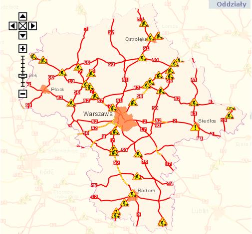 µg/m 3 ] na automatycznych stacjach WIOŚ w