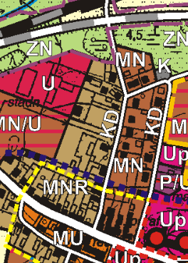 r w sprawie studium uwarunkowań i kierunków rozwoju, grunty nieruchomości ozn.
