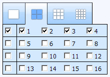 Z kolei z prawej strony ekranu znajduje się panel, który składa się z kalendarza oraz siatki pozwalającej odfiltrować kanały.