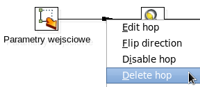 Przejdźmy zatem do edycji podtransformacji odpowiedzialnej za wyszukiwanie adresów. Z menu kontekstowego dla komponentu Wyszukaj adres wybierz opcję Open mapping (subtransformation). g.