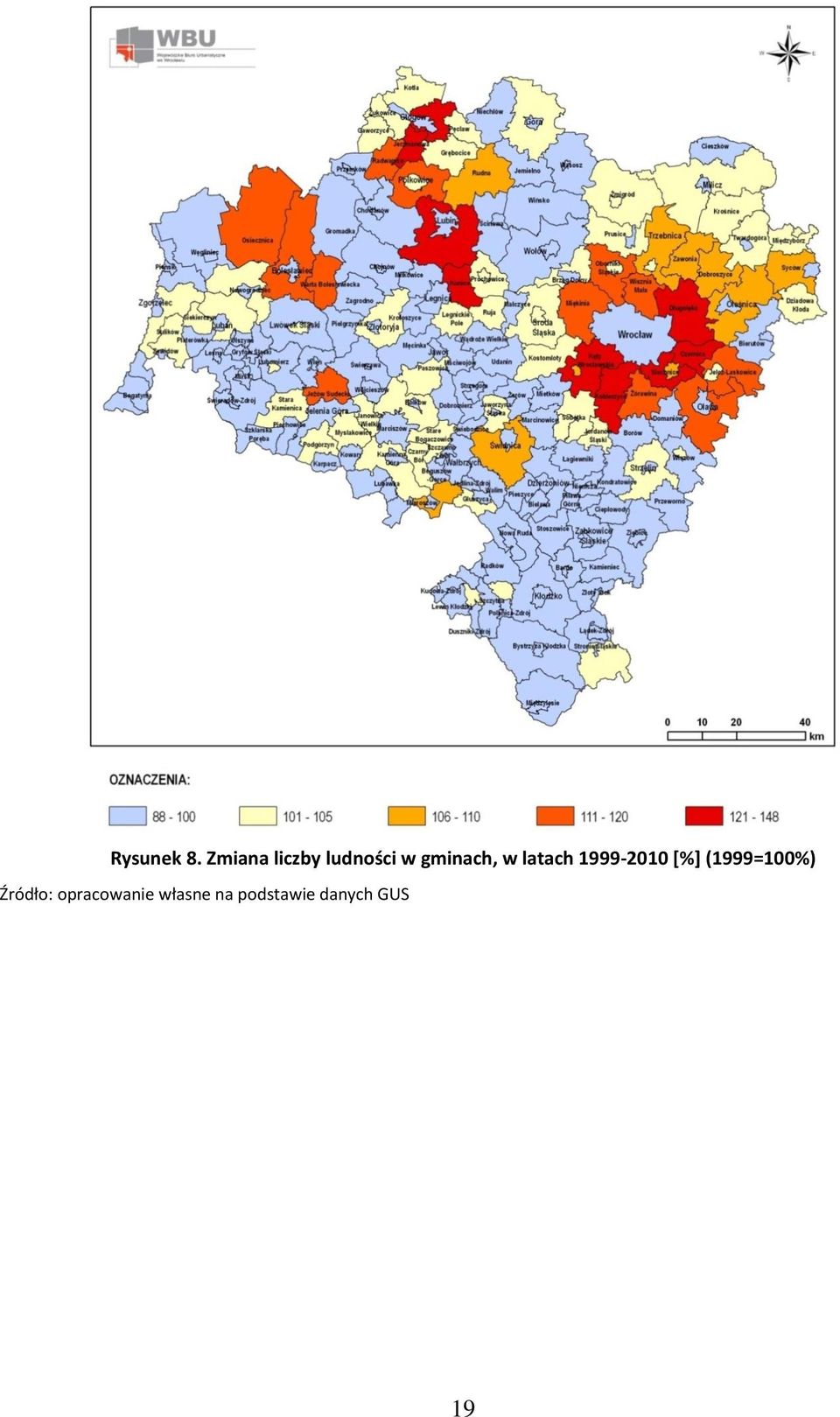 w latach 1999-2010 [%]