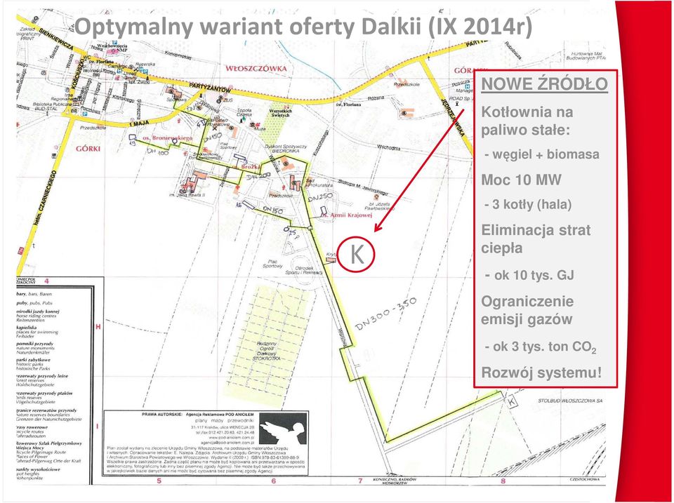 3 kotły (hala) Eliminacja strat ciepła - ok 10 tys.