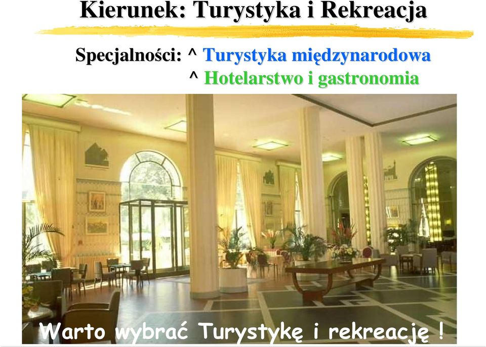 Turystykę