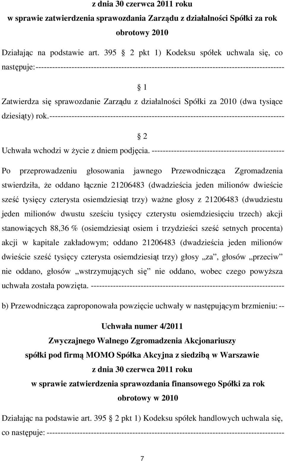 Spółki za 2010 (dwa tysiące dziesiąty) rok.