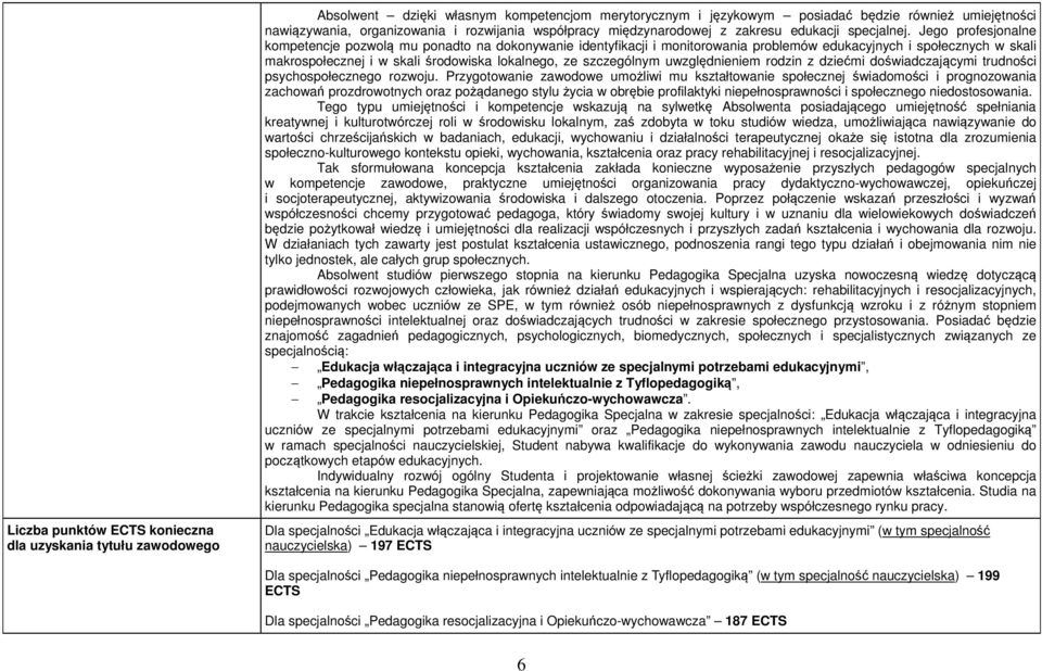 Jego profesjonalne kompetencje pozwolą mu ponadto na dokonywanie identyfikacji i monitorowania problemów edukacyjnych i społecznych w skali makrospołecznej i w skali środowiska lokalnego, ze