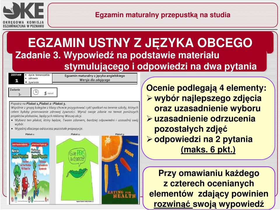 elementy: wybór najlepszego zdjęcia oraz uzasadnienie wyboru uzasadnienie odrzucenia