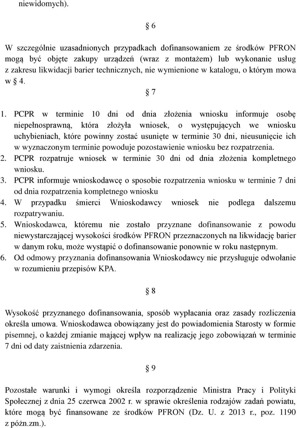 wymienione w katalogu, o którym mowa w 4. 7 1.