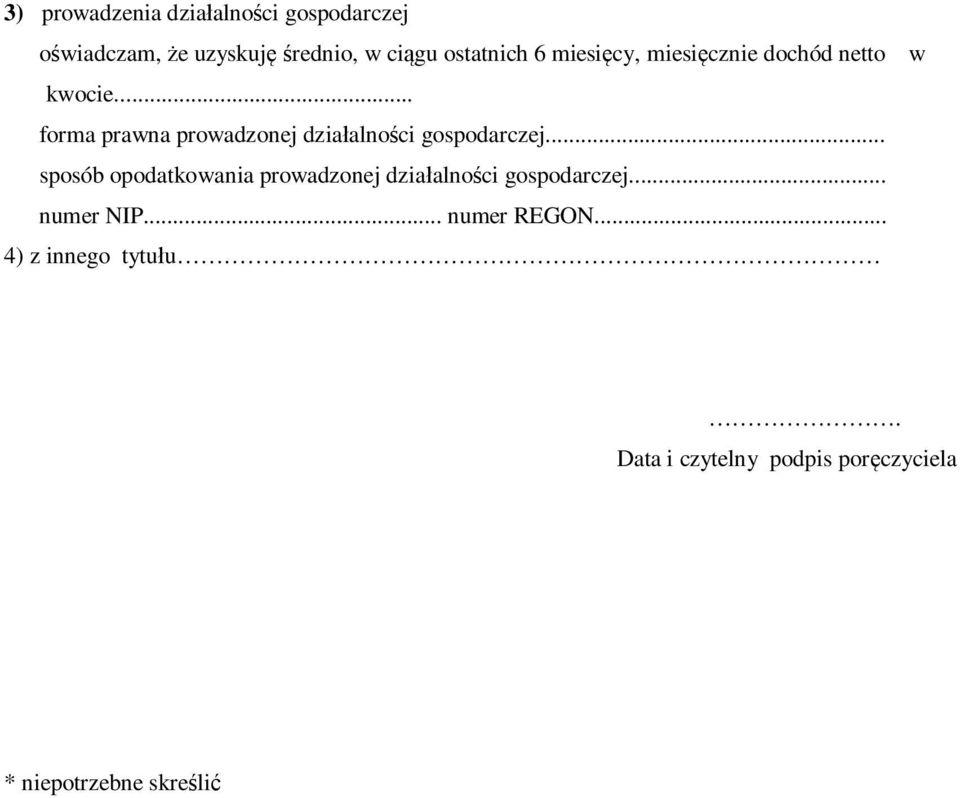 .. forma prawna prowadzonej dzia alno ci gospodarczej.