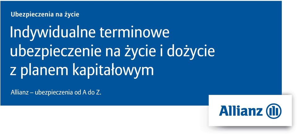 ubezpieczenie na życie i dożycie