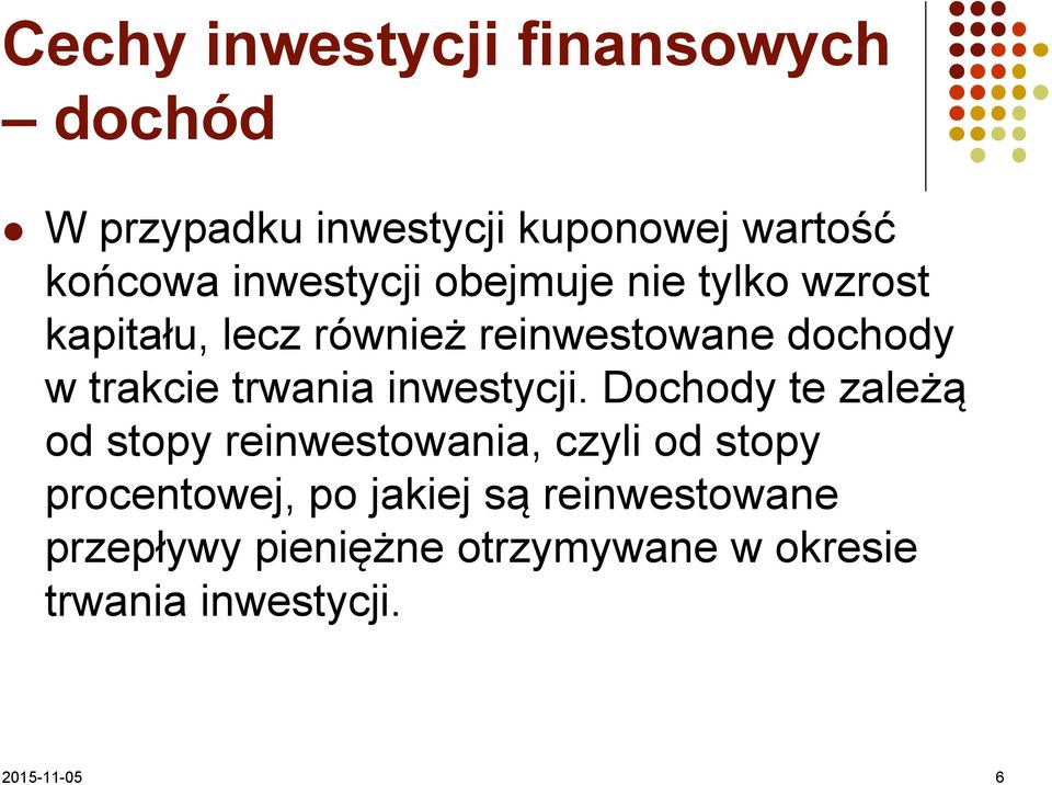 inwestycji.