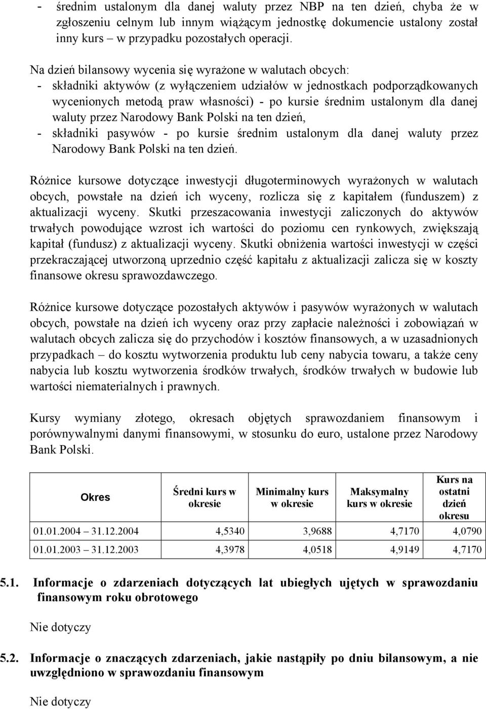 dla danej waluty przez Narodowy Bank Polski na ten dzień, - składniki pasywów - po kursie średnim ustalonym dla danej waluty przez Narodowy Bank Polski na ten dzień.