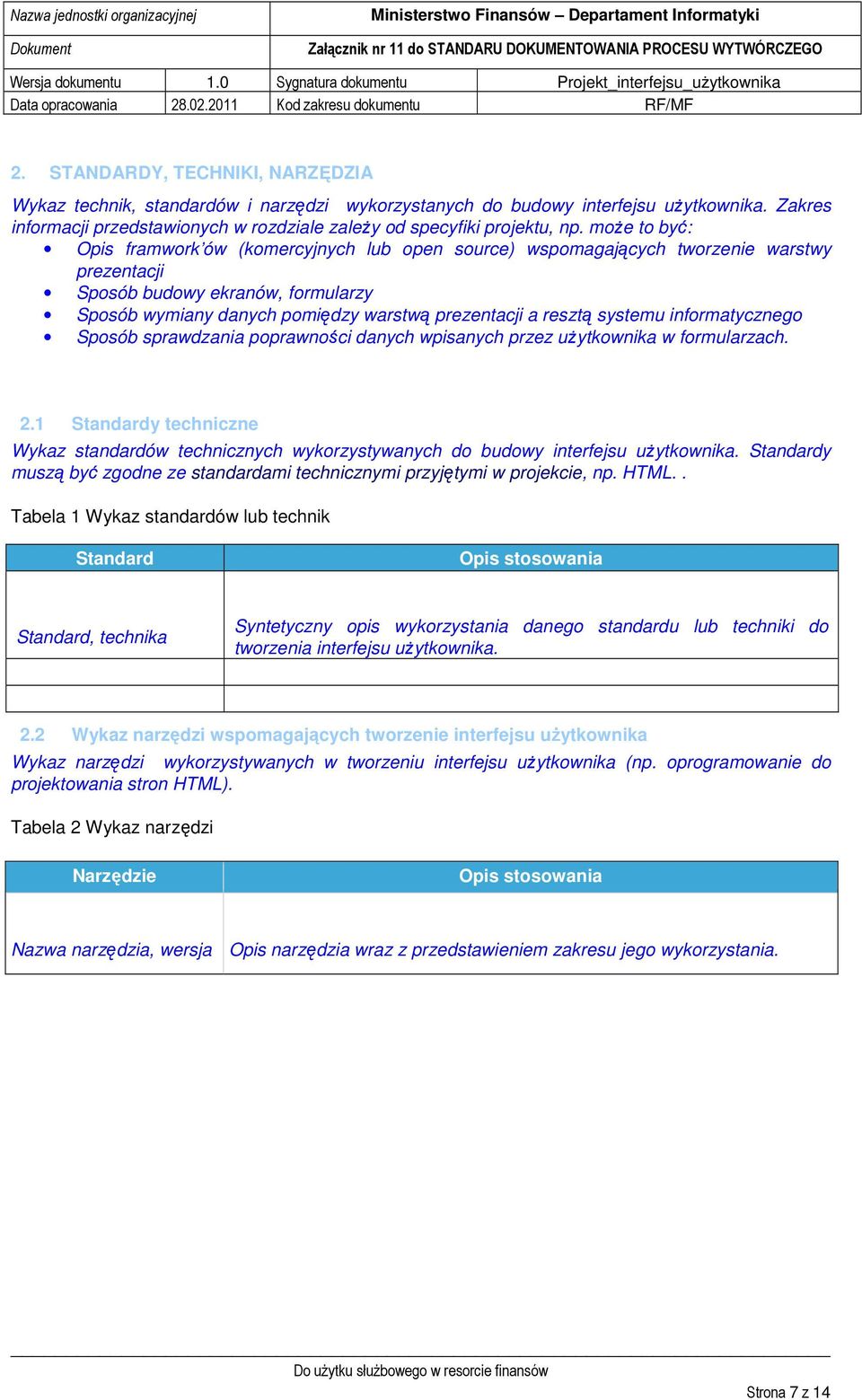 systemu informatycznego Sposób sprawdzania poprawności danych wpisanych przez uŝytkownika w formularzach. 2.