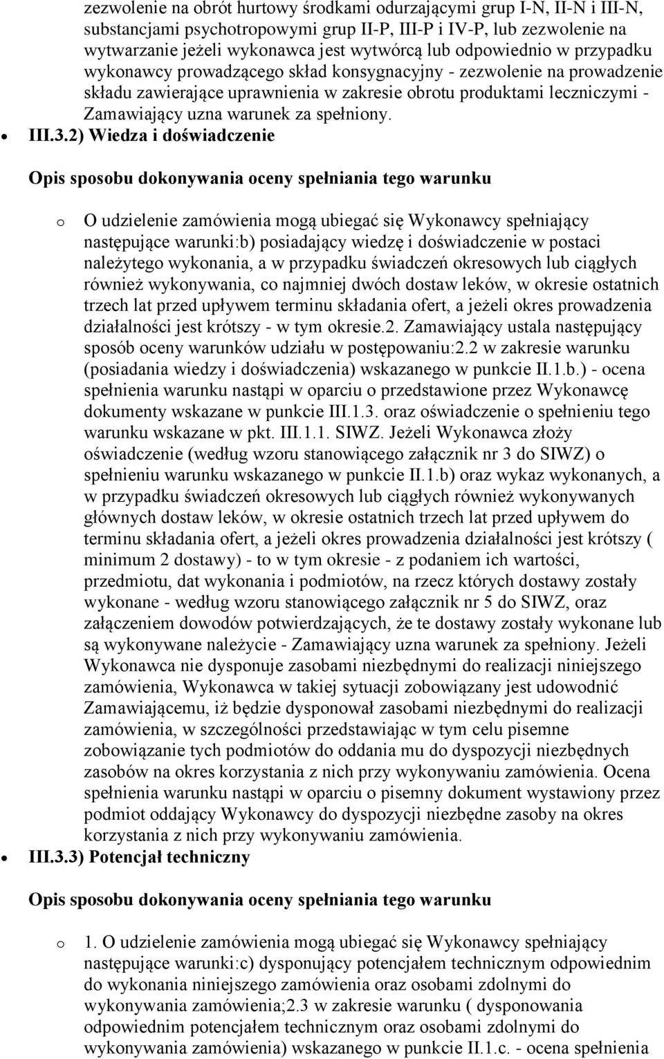 spełniony. III.3.