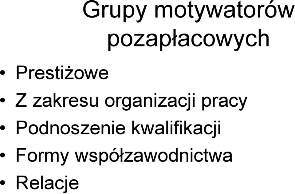 organizacji pracy Podnoszenie