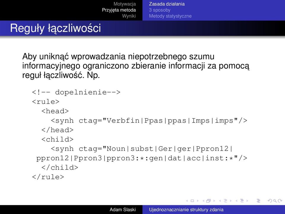 łaczliwość. Np. <!