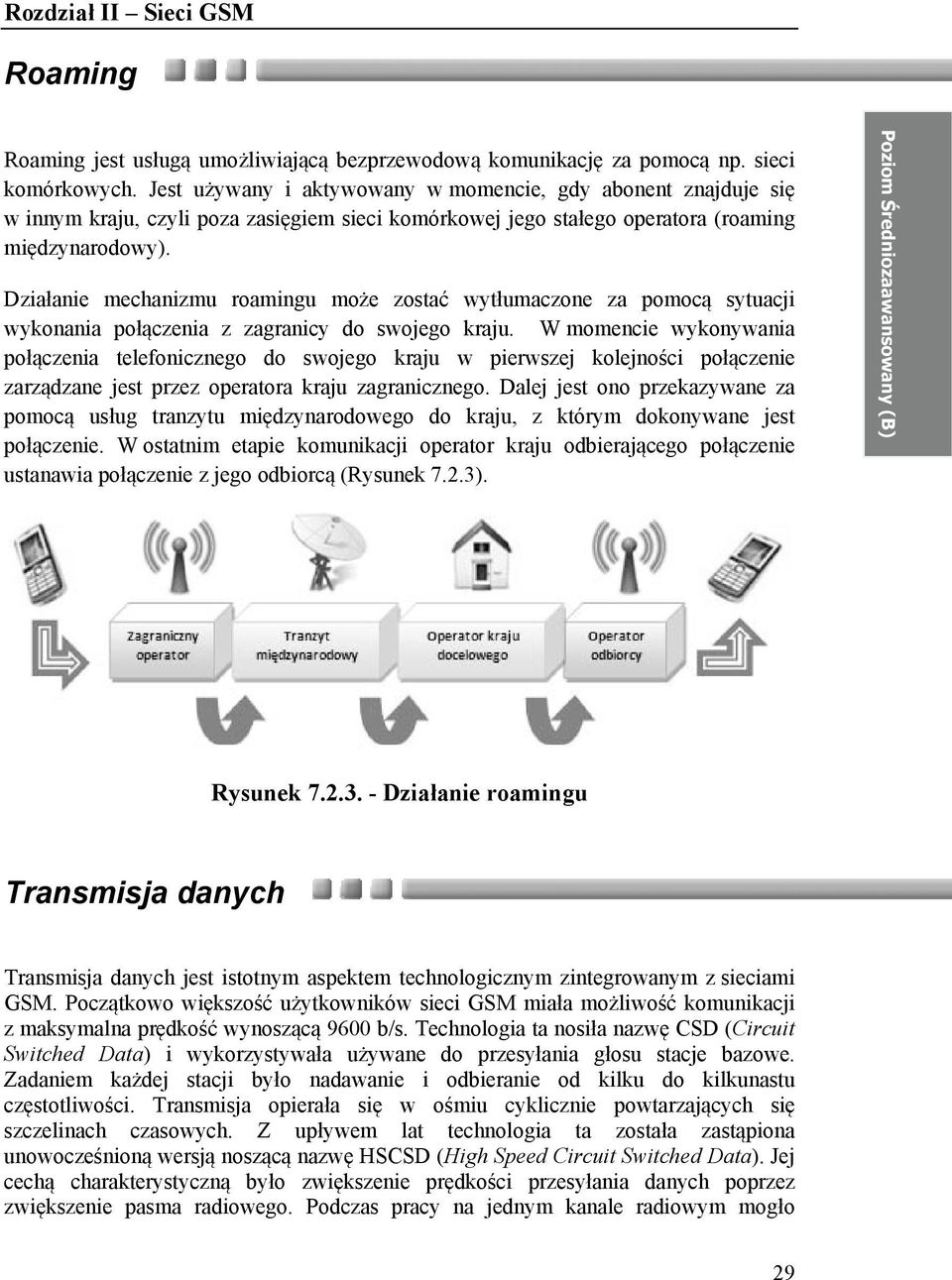 Działanie mechanizmu roamingu może zostać wytłumaczone za pomocą sytuacji wykonania połączenia z zagranicy do swojego kraju.