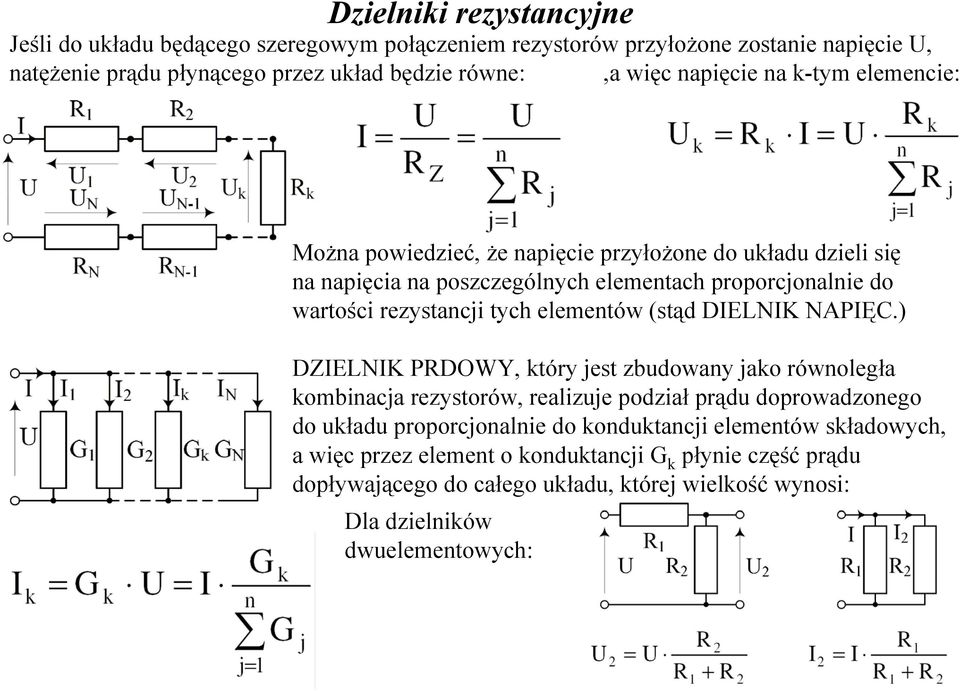 elementów (stąd DIELNIK NAPIĘC.