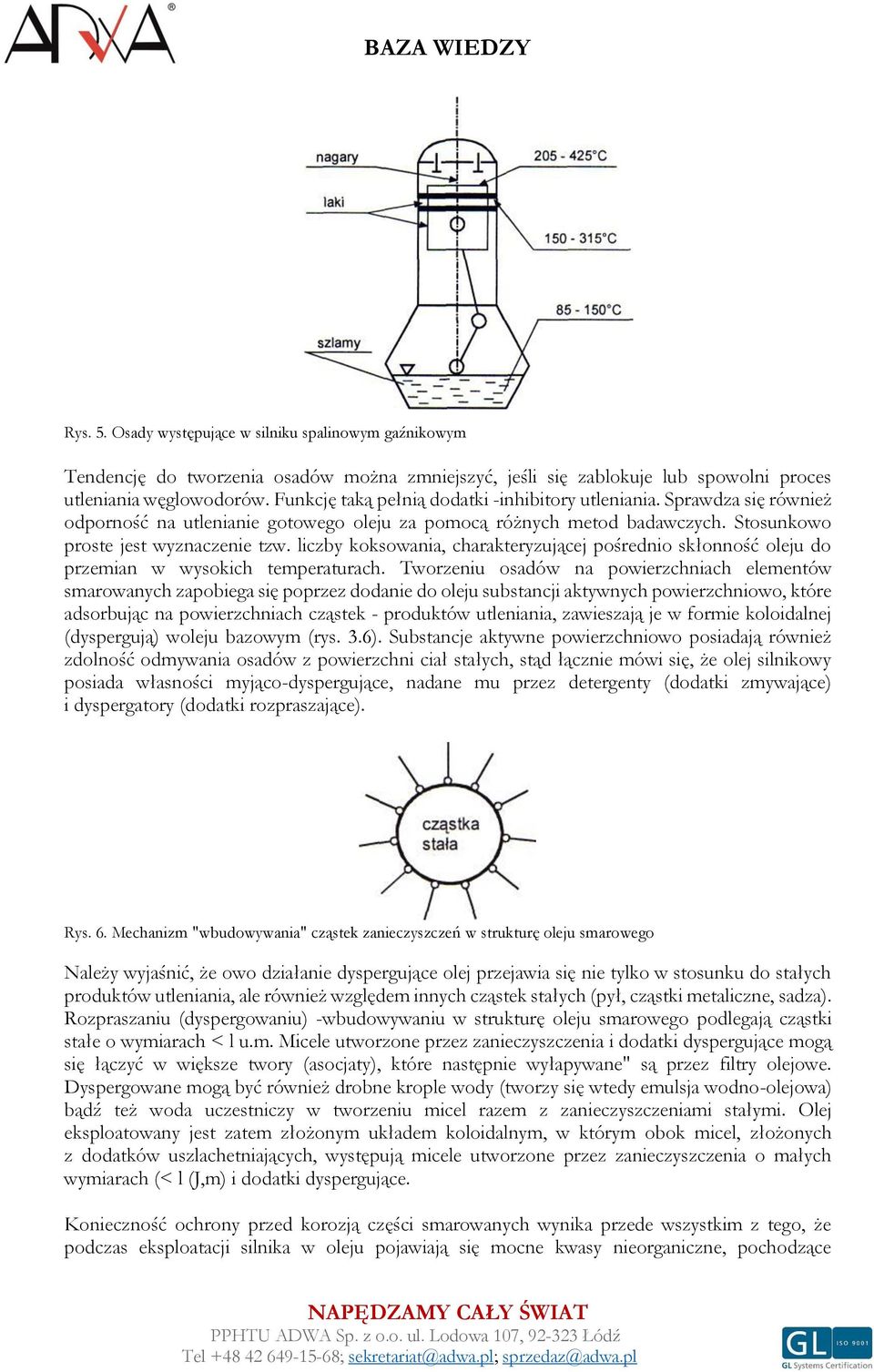 liczby koksowania, charakteryzującej pośrednio skłonność oleju do przemian w wysokich temperaturach.