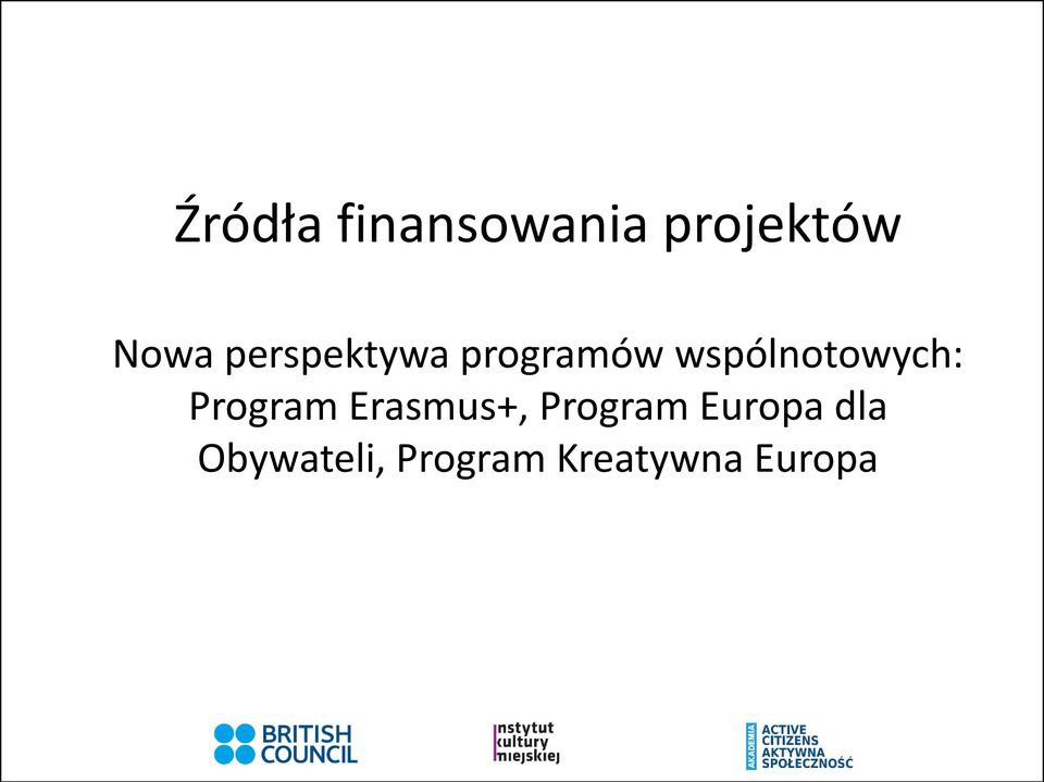 wspólnotowych: Program Erasmus+,