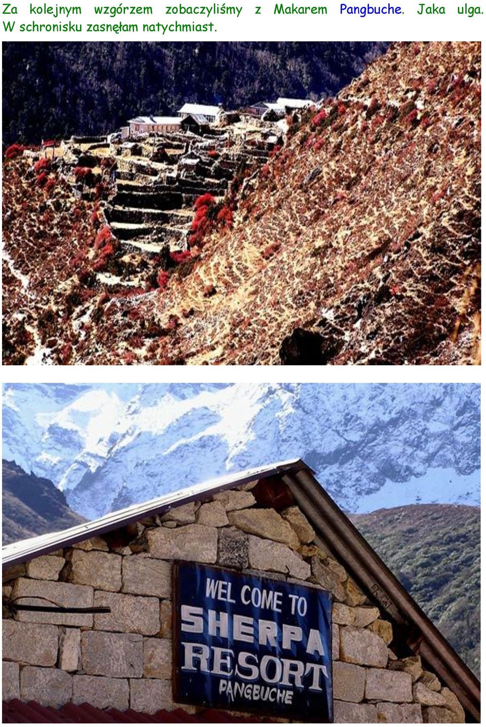 Pangbuche. Jaka ulga.