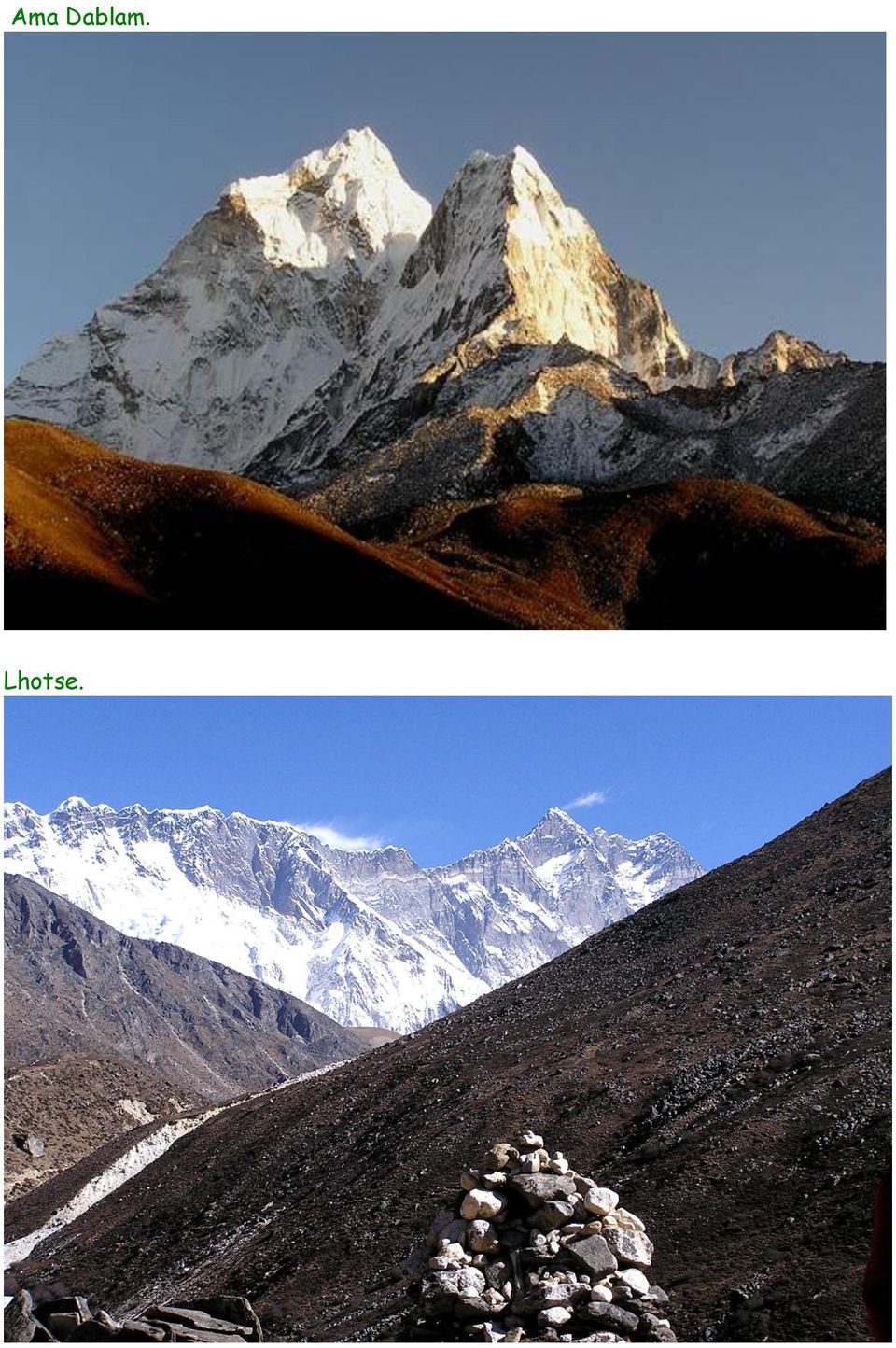 Lhotse.