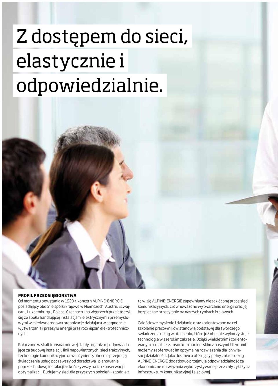 elektrycznymi i przemysłowymi w międzynarodową organizację działającą w segmencie wytwarzania i przesyłu energii oraz rozwiązań elektrotechnicznych.