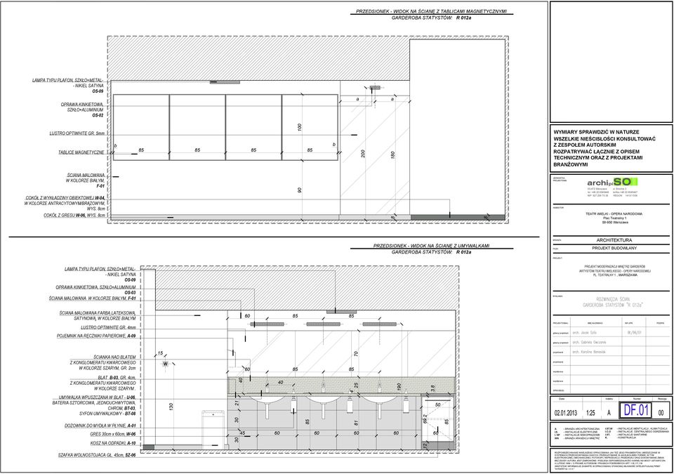 cm b 5 5 5 100 5 b 1 YMIARY SPRADZIĆ NATURZE SZELKIE NIEŚCISŁOŚCI KONSULTOAĆ ROZPATRYAĆ ŁĄCZNIE Z OPISEM BRANŻOYMI PROJEKTOA INESTOR 03-472 arszawa tel.