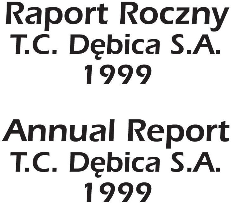 1999 Annual