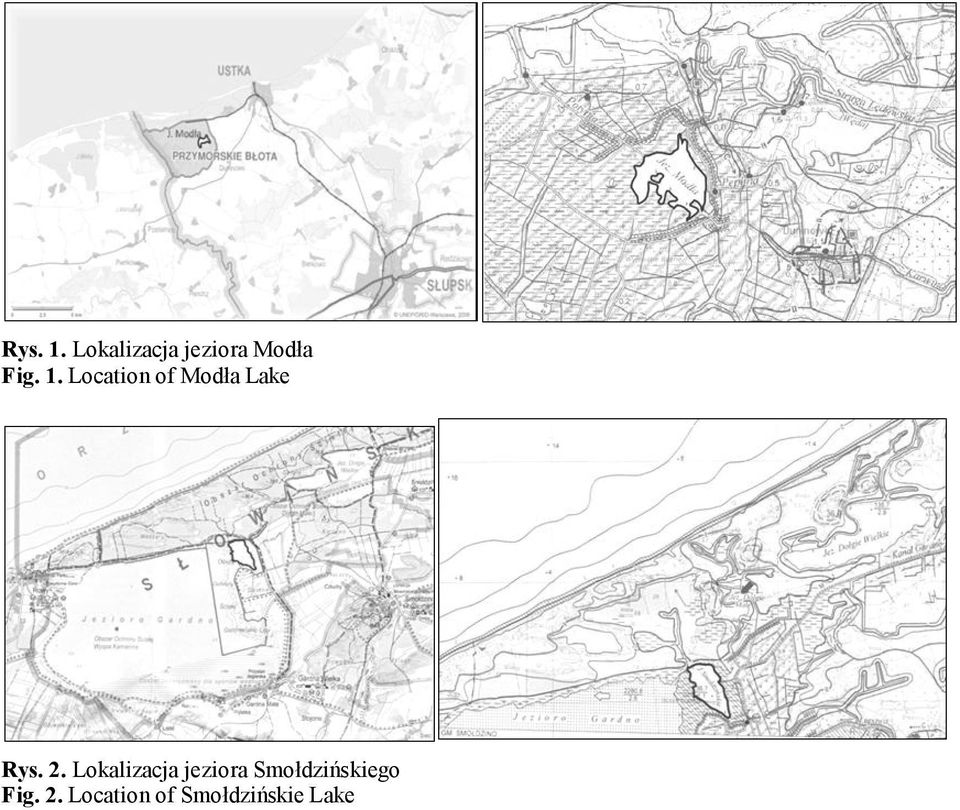 Location of Modła Lake Rys. 2.